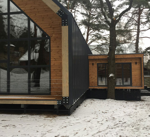 Винтовые сваи для каркасного дома в Углегорске