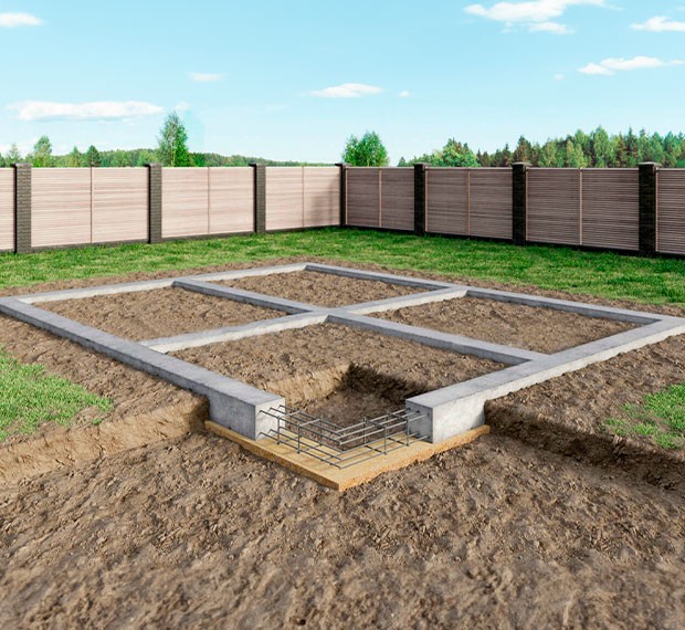 Ленточный фундамент под ключ в Углегорске